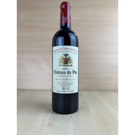 1999 AOC Bordeaux Côtes de Francs "Château du Puy" (vin biologique)