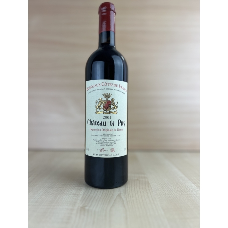 2001 AOC Bordeaux Côtes de Francs "Château du Puy" (vin biologique)