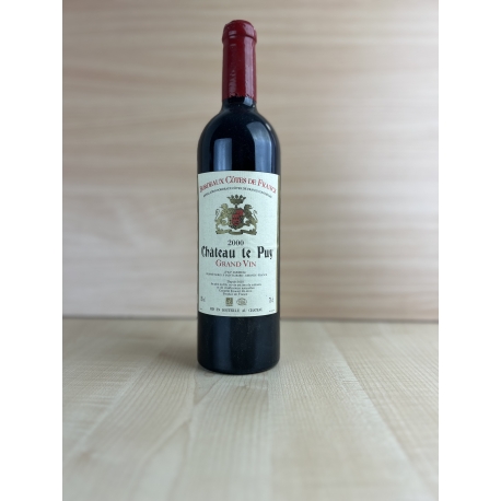 2000 AOC Bordeaux Côtes de Francs "Château du Puy" (vin biologique)