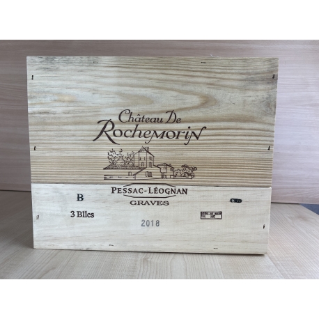 Coffret 3 Bts AOC Pessac-Léognan Château de Rochemorin blanc 2018