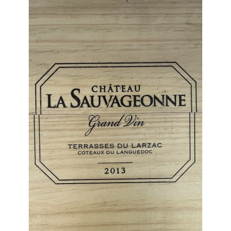 Coffret 6 Bts Millésimes 2013 Coteaux du Languedoc "Sauvageonne" rouge