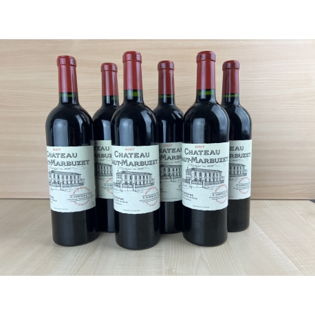 Lot de 6 Bts Millésimes 2007 Saint-Estèphe "Châteaux Haut-Marbuzet"