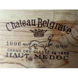 Lot de 3 Magnums (1.5L) 1996 AOC Haut-Médoc Chateaux Belgrave