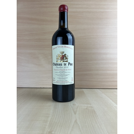 2010 AOC Bordeaux Côtes de Francs "Château du Puy" (vin biologique)