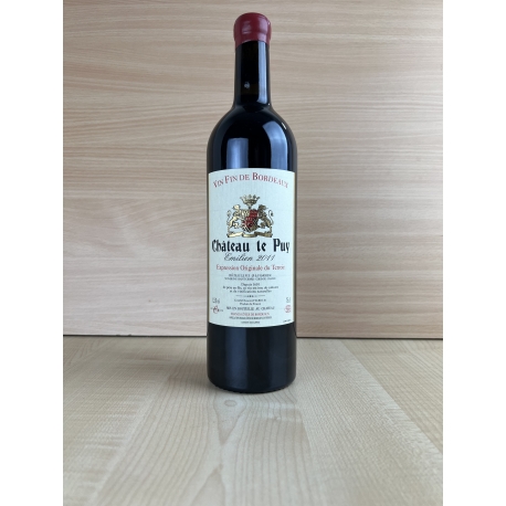 2011 AOC Bordeaux Côtes de Francs "Château du Puy" (vin biologique)