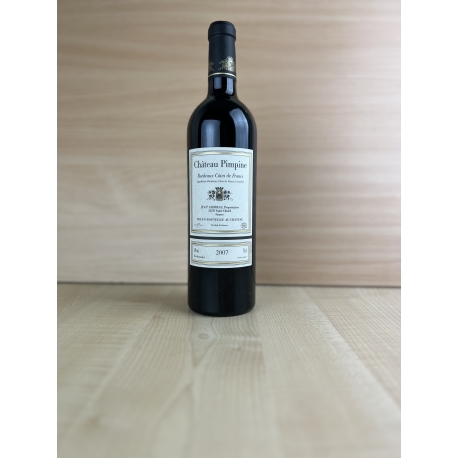 2007 AOC Bordeaux Côtes de Francs Château Pimpine Biodynamie