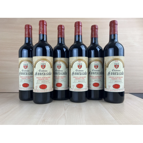 Lot de 6 Bts Saint-Emilion Grand cru Château Fonrazade 2009