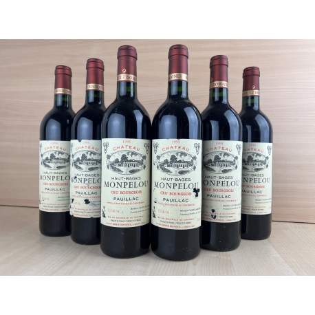 Lot 6 Bts Millésimes 1998 Pauillac "Châteaux Haut-Bages Monpelou"