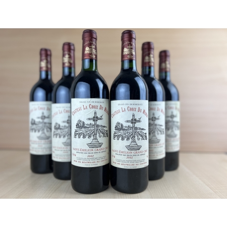 Lot de 6 Bts Saint-Emilion Grand Cru Château Croix du Merle 2002