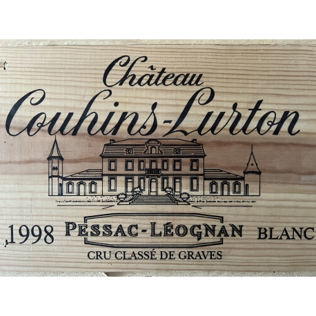 Lot de 3 bts AOC Pessac-Léognan "Château Couhins-Lurton" blanc 1998