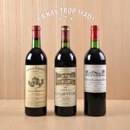 Coffret Millésimes 1981 - 1982 - 1983 : Haut Médoc | Graves | Saint-Julien